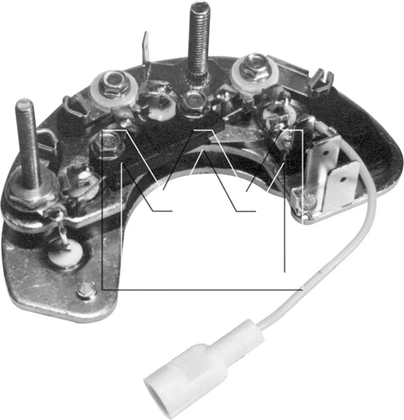 Rectifier, alternator (096180541)