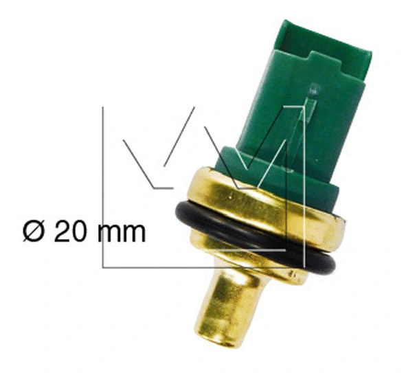 Sensor, coolant temperature (090600391)