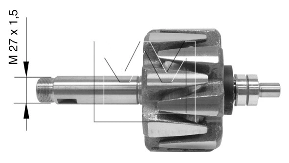 Rotor, alternator (088092004)