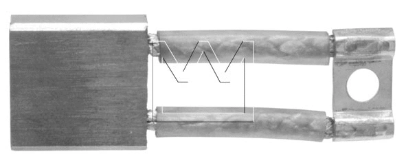 Carbon Brush, starter (087070006)