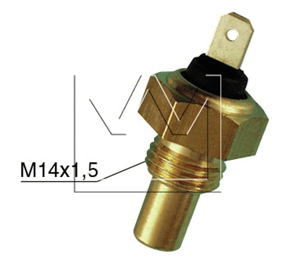 Sensor, coolant temperature (090600671)