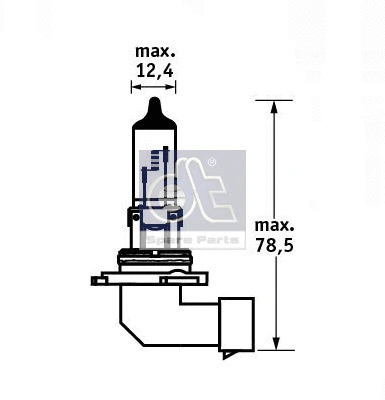 Bulb, front fog light