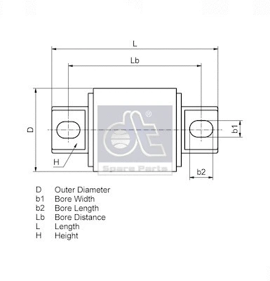 Repair Kit, control/trailing arm