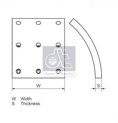 Brake Lining Kit, drum brake