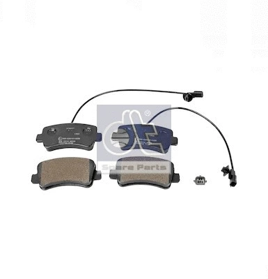 Brake Pad Set, disc brake (6.95124)