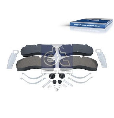 Brake Pad Set, disc brake (1.35033)