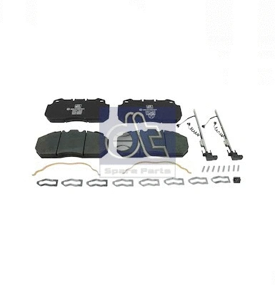 Brake Pad Set, disc brake (6.95106)