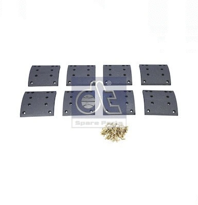 Brake Lining Kit, drum brake (4.91130)