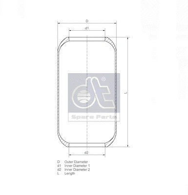 Bellow, air suspension