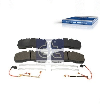 Brake Pad Set, disc brake (6.95110)