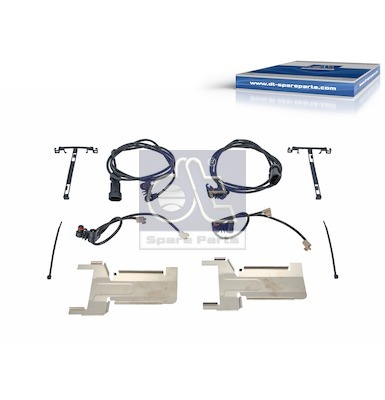 Warning Contact, brake pad wear (3.96480)