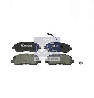 Brake Pad Set, disc brake (6.95121)