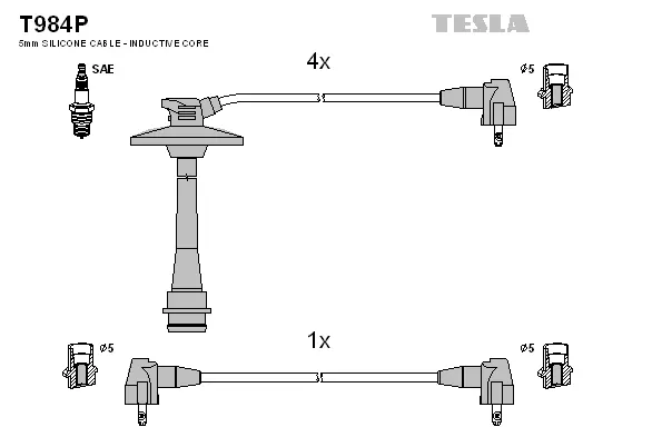 Ignition Cable Kit (T984P)