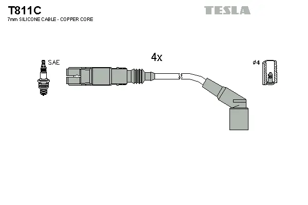Ignition Cable Kit (T811C)