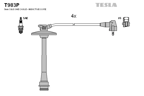 Ignition Cable Kit (T983P)