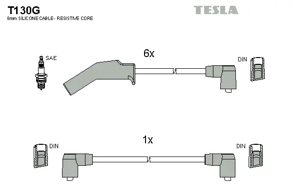 Ignition Cable Kit (T130G)