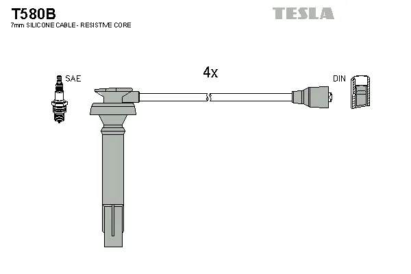 Ignition Cable Kit (T580B)