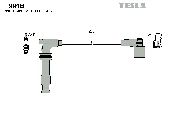 Ignition Cable Kit (T991B)