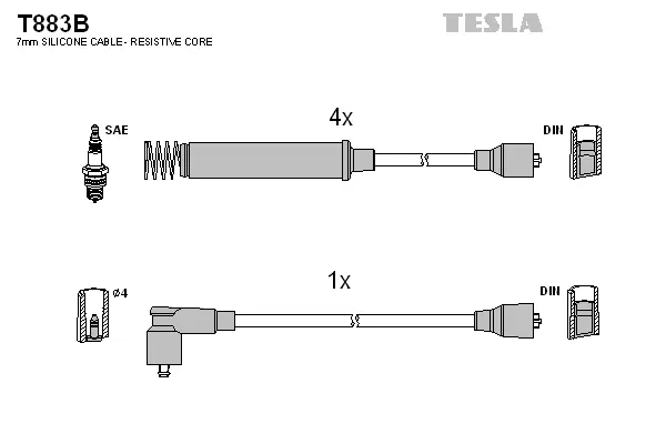 Ignition Cable Kit (T883B)