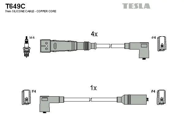 Ignition Cable Kit (T649C)