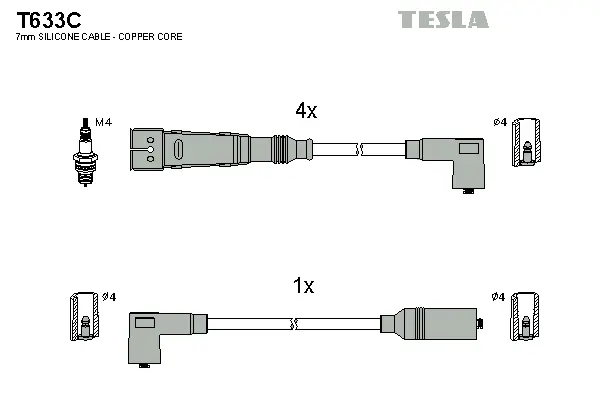 Ignition Cable Kit (T633C)