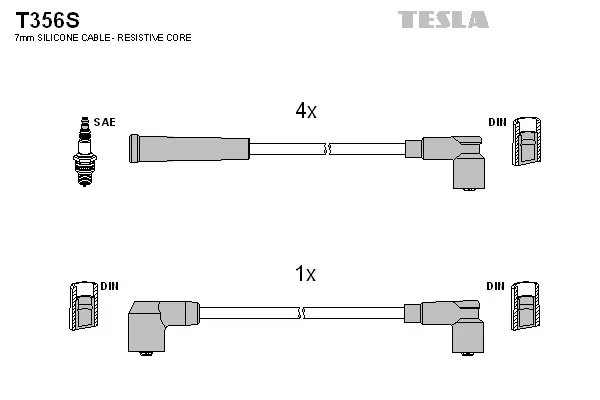 Ignition Cable Kit (T356S)