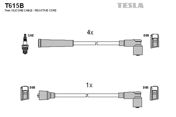 Ignition Cable Kit (T615B)