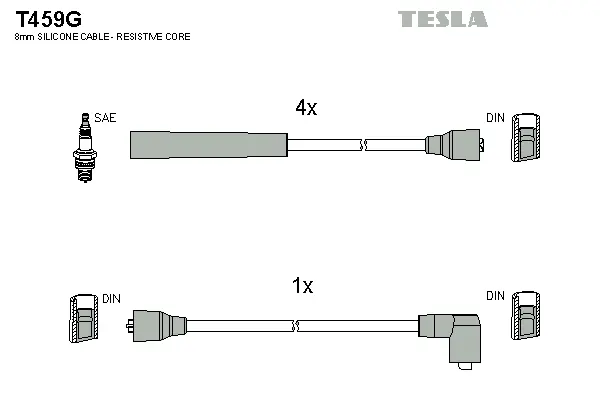 Ignition Cable Kit (T459G)
