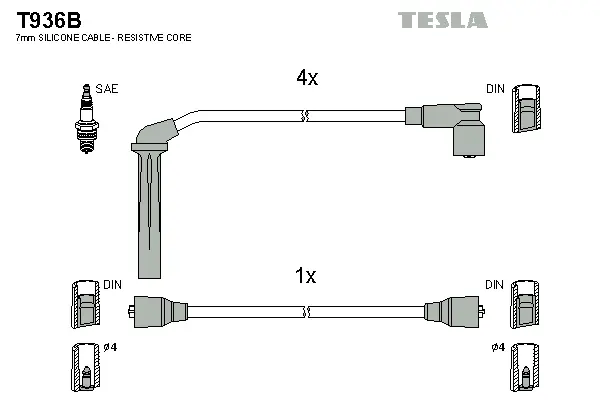 Ignition Cable Kit (T936B)