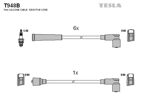 Ignition Cable Kit (T948B)