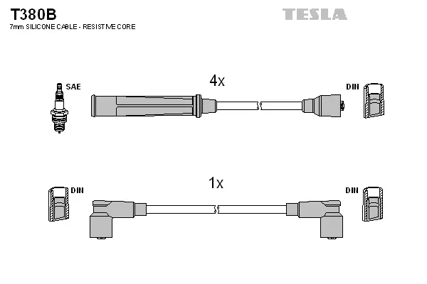 Ignition Cable Kit (T380B)