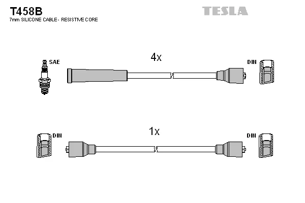 Ignition Cable Kit (T458B)