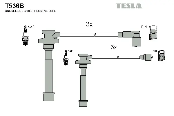 Ignition Cable Kit (T536B)