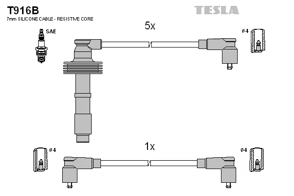Ignition Cable Kit (T916B)