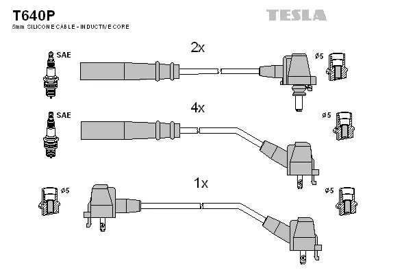 Ignition Cable Kit (T640P)