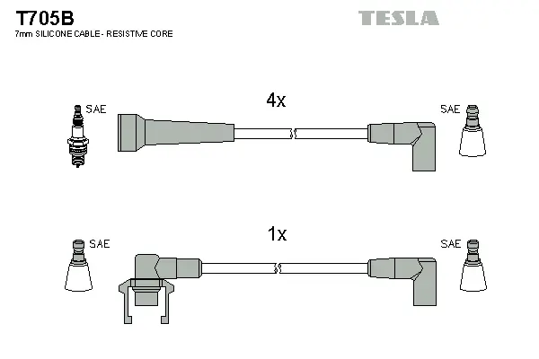 Ignition Cable Kit (T705B)