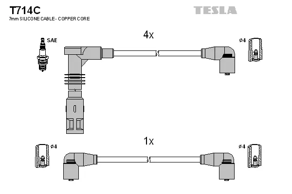 Ignition Cable Kit (T714C)