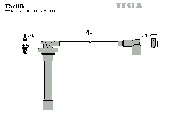 Ignition Cable Kit (T570B)