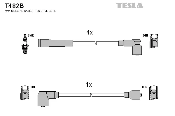 Ignition Cable Kit (T482B)