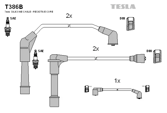 Ignition Cable Kit (T386B)