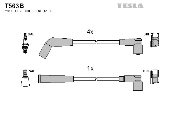 Ignition Cable Kit (T563B)