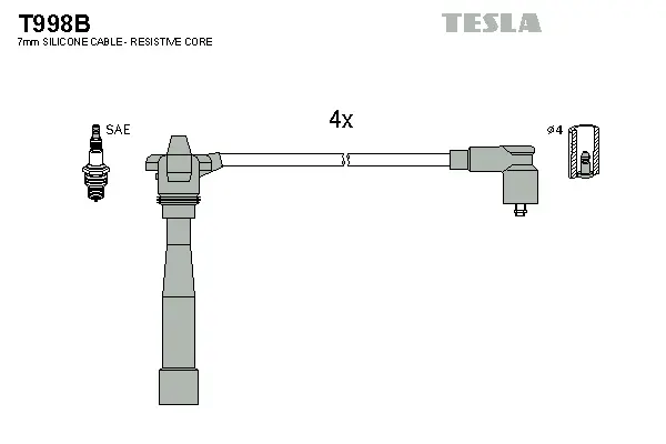 Ignition Cable Kit (T998B)