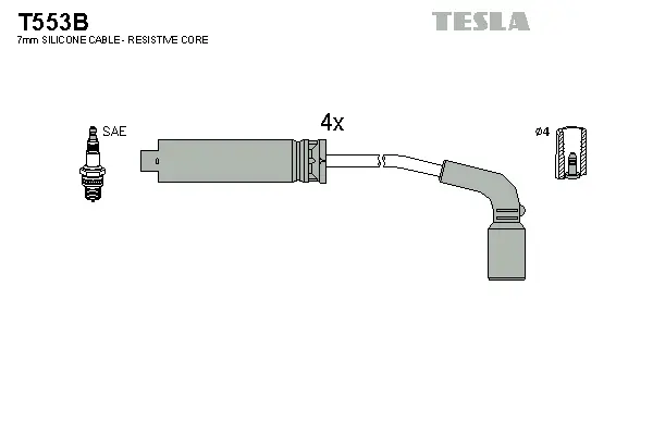 Ignition Cable Kit (T553B)