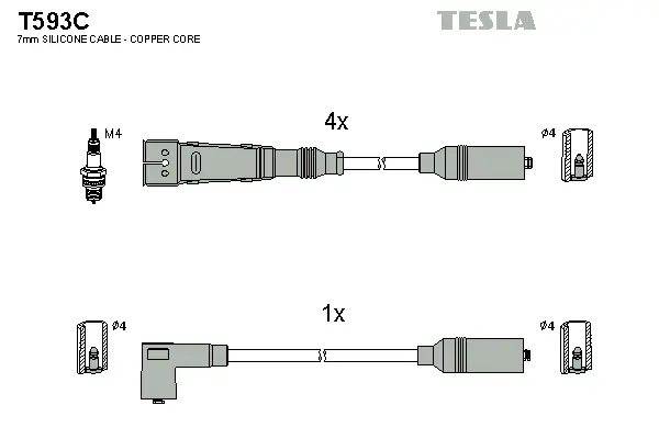 Ignition Cable Kit (T593C)