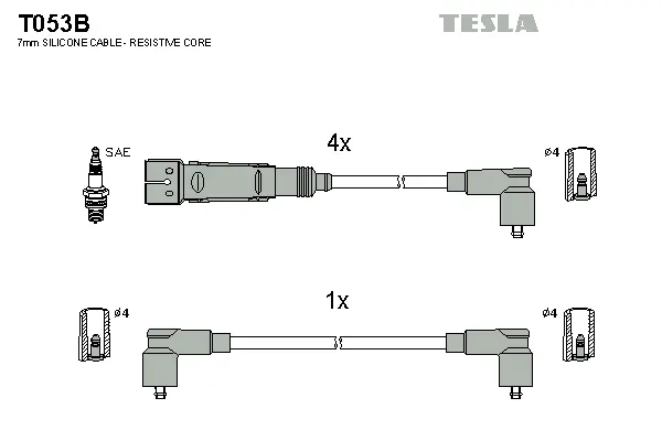 Ignition Cable Kit (T053B)