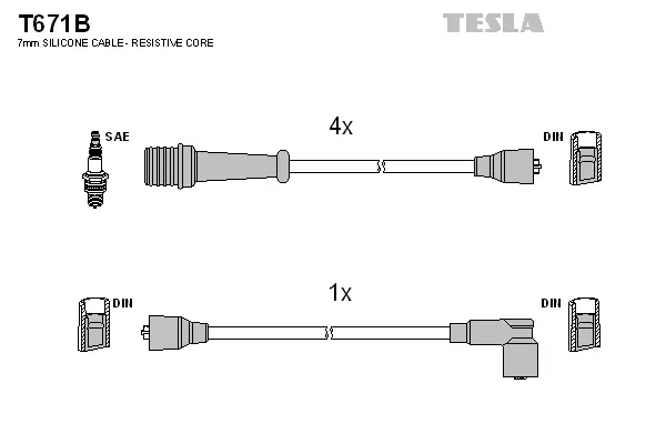 Ignition Cable Kit (T671B)