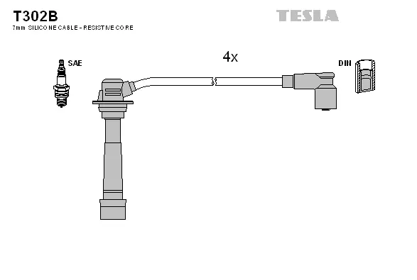 Ignition Cable Kit (T302B)