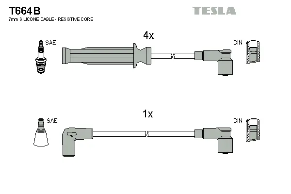 Ignition Cable Kit (T664B)