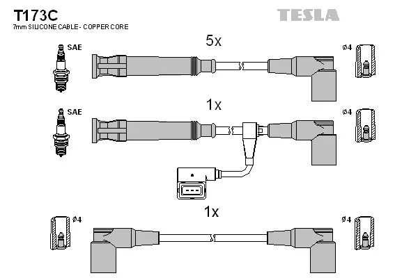 Ignition Cable Kit (T173C)