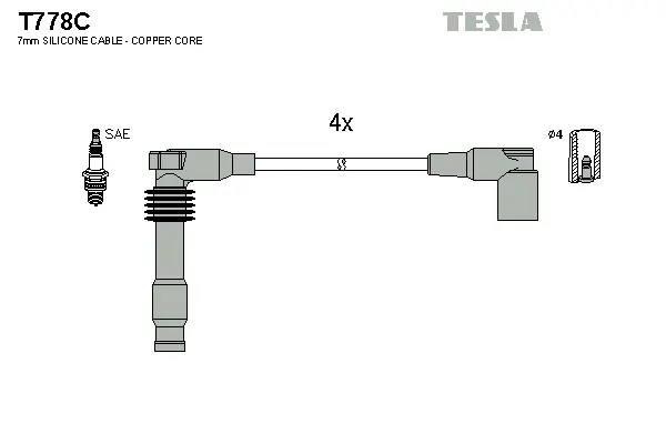 Ignition Cable Kit (T778C)